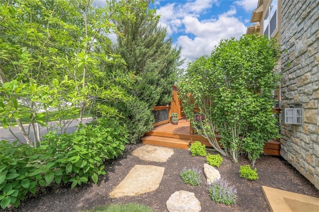 16141 Linden St, Stilwell, KS 66085 - view of yard featuring a wooden deck