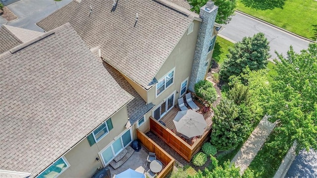 16141 Linden St, Stilwell, KS 66085 - view from above of property