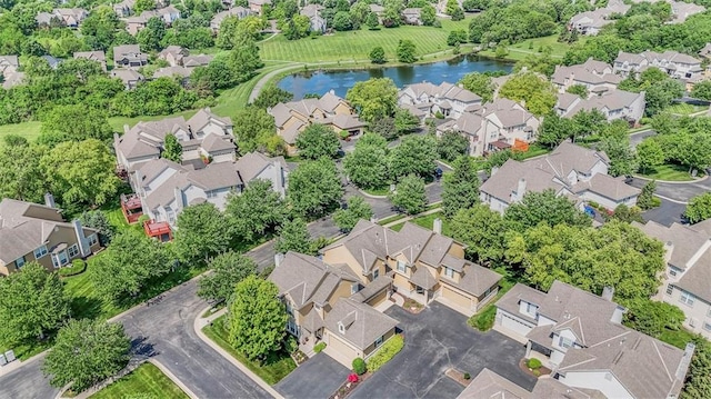 16141 Linden St, Stilwell, KS 66085 - aerial view of property and surrounding area with nearby suburban area and a nearby body of water
