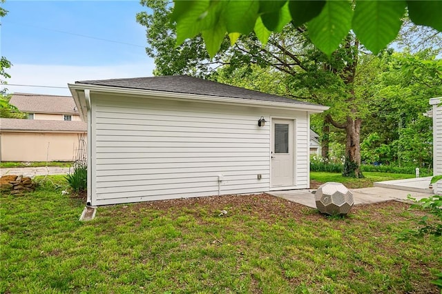 view of outbuilding