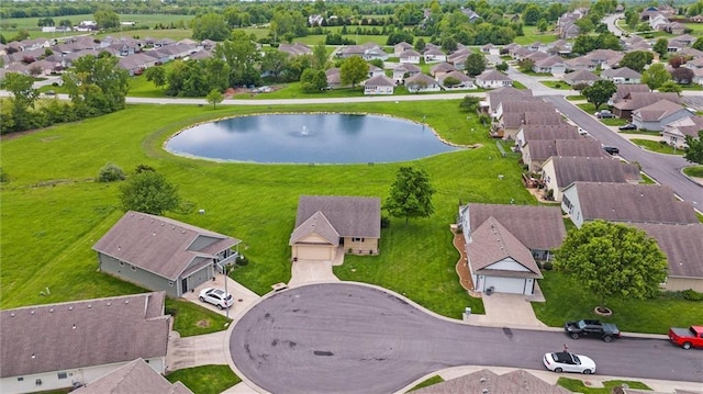 721 Cupid Ct, Raymore, MO 64083 - aerial view of residential area featuring a nearby body of water