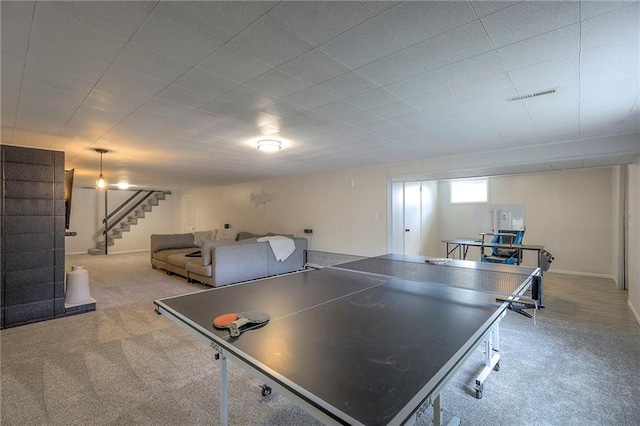 5805 N Belton Ave, Kansas City, MO 64151 - rec room featuring carpet floors