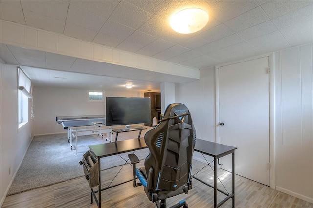 5805 N Belton Ave, Kansas City, MO 64151 - office space with light wood-type flooring and baseboards