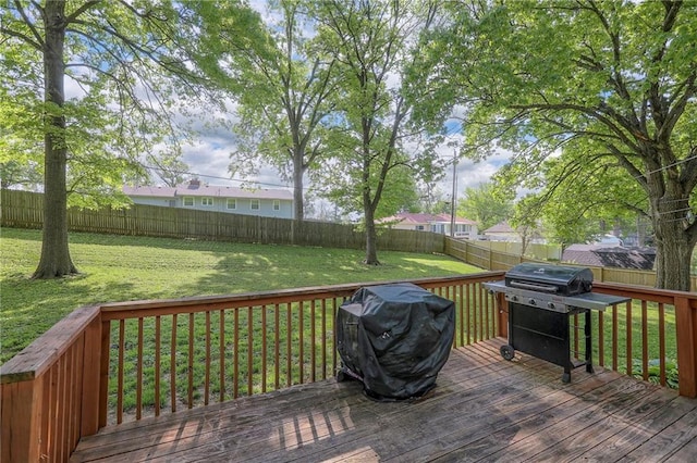 5805 N Belton Ave, Kansas City, MO 64151 - deck featuring grilling area