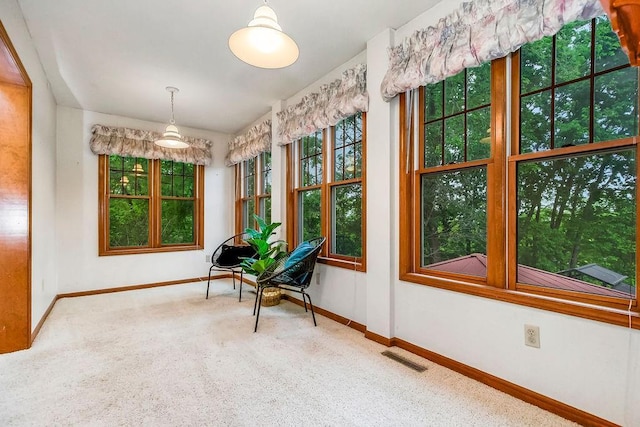 2820 S Victoria Ln, Blue Springs, MO 64015 - sunroom featuring carpet flooring and baseboards