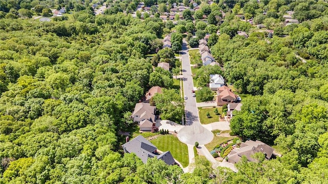 1605 Ridge Rd, Leavenworth, KS 66048 - aerial view of a heavily wooded area
