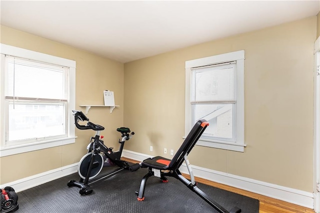 108 W 61st Ter, Kansas City, MO 64113 - workout area with baseboards