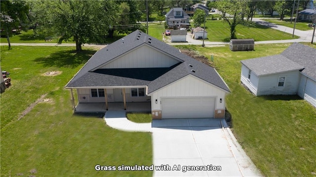 view of subject property