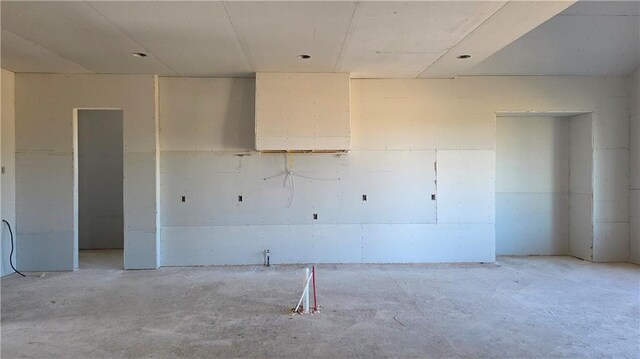 view of spare room
