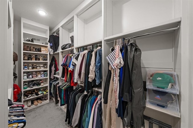 10523 N Dalton Ave, Kansas City, MO 64154 - walk in closet featuring carpet floors