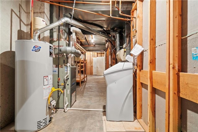 4704 W 152nd St, Leawood, KS 66224 - utilities with gas water heater and a heating unit