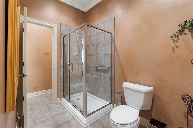 21211 E 34th St S, Independence, MO 64057 - bathroom with a stall shower and tile patterned floors