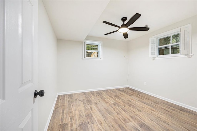 1917 N Concord Rd, Independence, MO 64058 - unfurnished room featuring light wood-type flooring and a ceiling fan