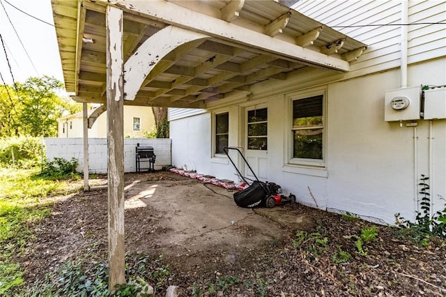 1007 Vest Dr, Warrensburg, MO 64093 - view of patio with fence and area for grilling
