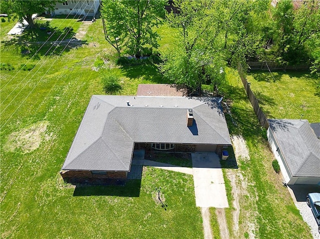 view of subject property