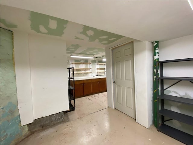 220 N 9th St, Atchison, KS 66002 - interior space featuring unfinished concrete floors