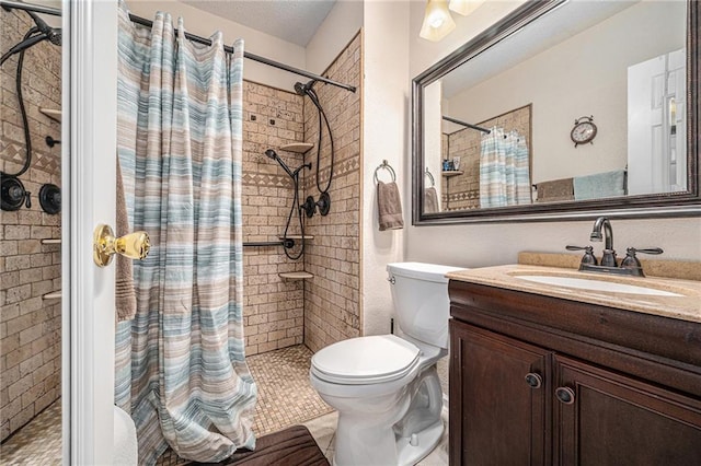 19204 E 15th Terrace Ct N, Independence, MO 64056 - full bathroom featuring toilet, a shower stall, and vanity