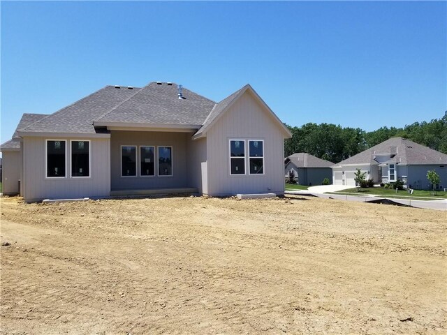 4615 N 144th Ter, Basehor, KS 66007 - back of house featuring a shingled roof