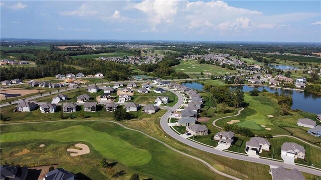 4615 N 144th Ter, Basehor, KS 66007 - view of property location with a nearby body of water and nearby suburban area