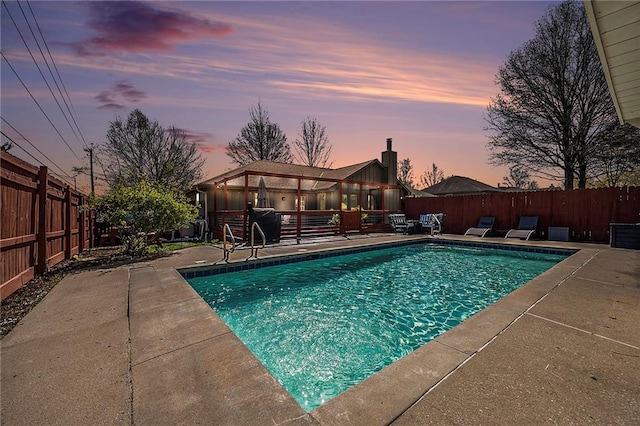 1036 NE Remington Ct, Lees Summit, MO 64086 - view of pool with a patio, a fenced backyard, and a gazebo