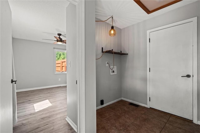 1036 NE Remington Ct, Lees Summit, MO 64086 - washroom featuring ceiling fan and baseboards