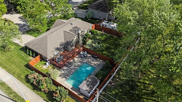1036 NE Remington Ct, Lees Summit, MO 64086 - view of subject property featuring a pool area
