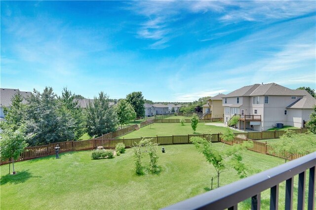 25201 W 149th Ter, Olathe, KS 66061 - fenced backyard with a residential view