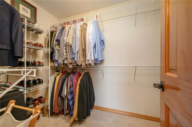 7277 SW Karen Rd, Trimble, MO 64492 - walk in closet featuring carpet
