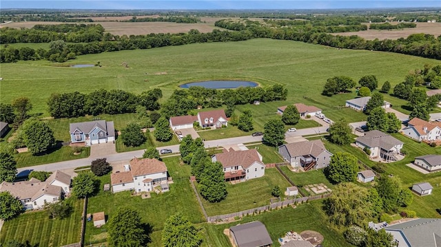 7277 SW Karen Rd, Trimble, MO 64492 - aerial view of residential area featuring a nearby body of water