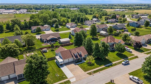 7277 SW Karen Rd, Trimble, MO 64492 - aerial perspective of suburban area