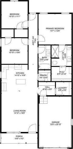 449 E Market St, Warrensburg, MO 64093 - floor plan / room layout