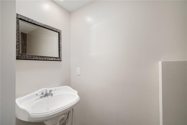 bathroom with a sink