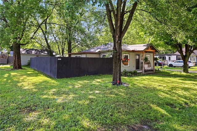 view of yard