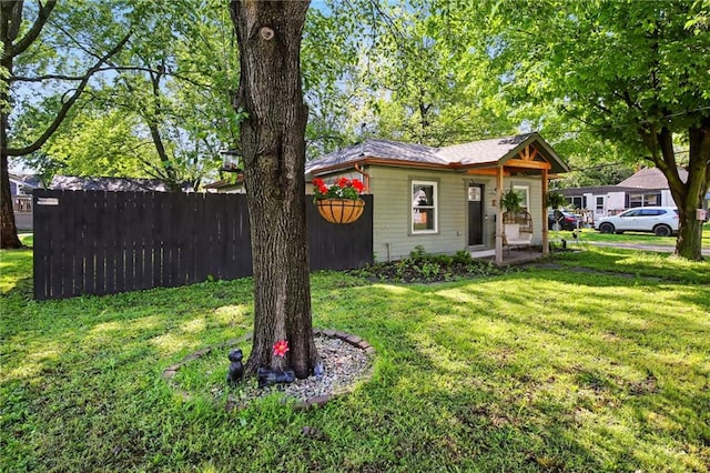 view of front of property