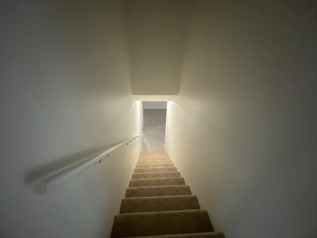 view of stairway