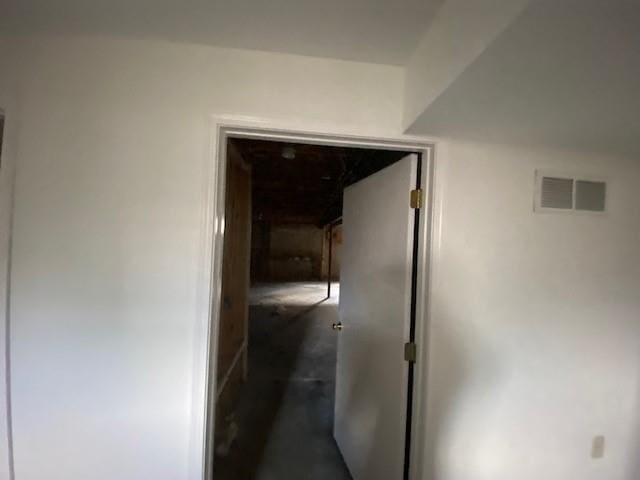 view of hall