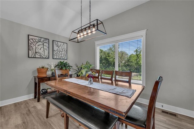 18235 NW 127th St, Platte City, MO 64079 - dining space with light wood-style flooring and baseboards
