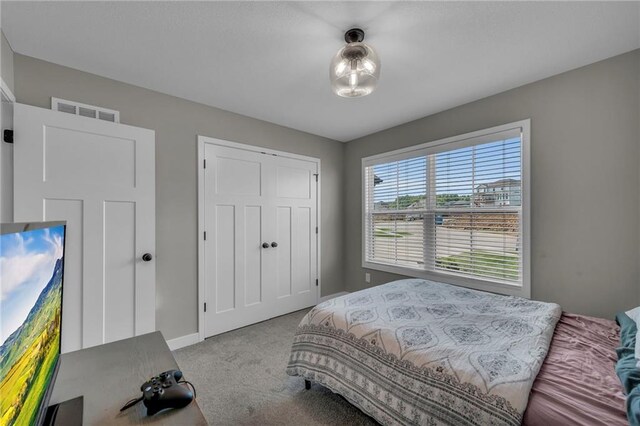 18235 NW 127th St, Platte City, MO 64079 - carpeted bedroom with baseboards and a closet