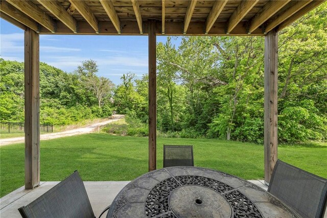 18235 NW 127th St, Platte City, MO 64079 - view of patio