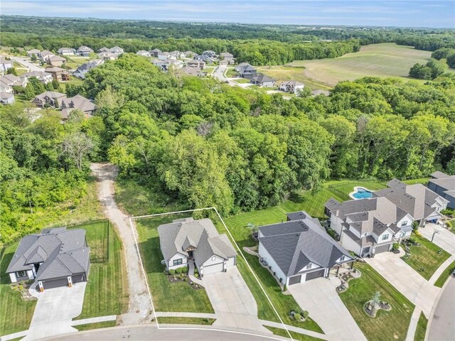 18235 NW 127th St, Platte City, MO 64079 - view of property location with nearby suburban area and a heavily wooded area