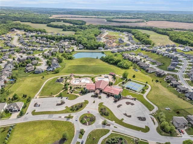 18235 NW 127th St, Platte City, MO 64079 - aerial overview of property's location featuring a large body of water and nearby suburban area