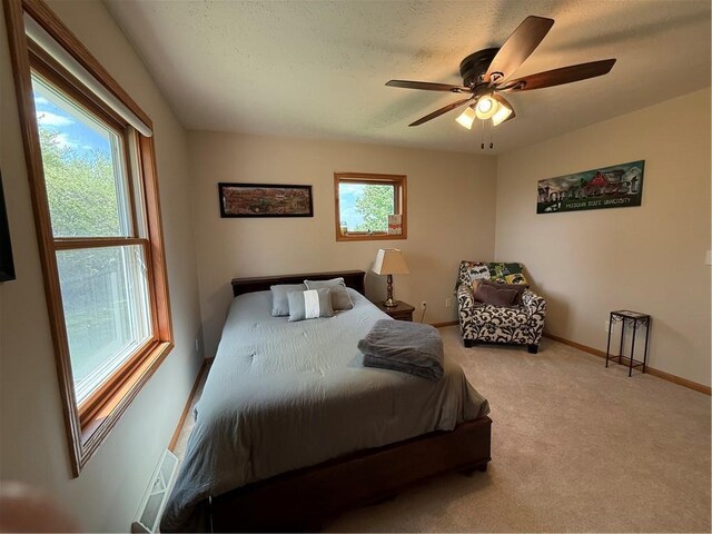 727 Serenity Loop, Maryville, MO 64468 - bedroom featuring carpet floors, baseboards, and a ceiling fan