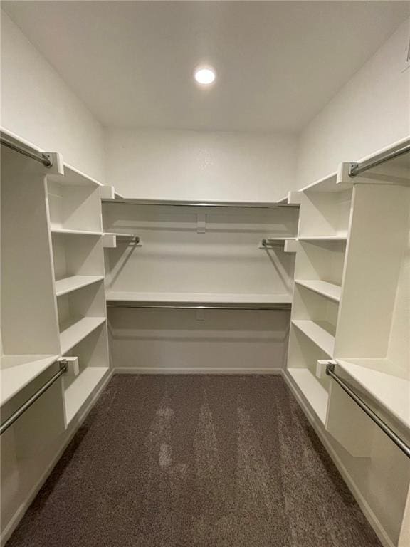 10617 N Fisk Ave, Kansas City, MO 64154 - walk in closet featuring dark carpet