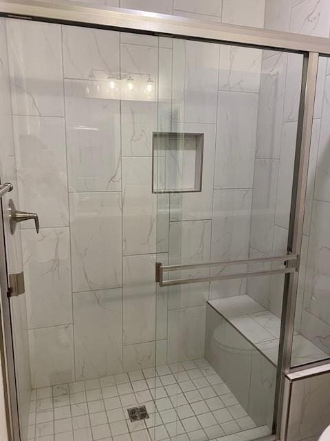 10617 N Fisk Ave, Kansas City, MO 64154 - bathroom with a shower stall