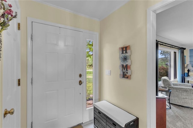 1758 Labette Rd, Ottawa, KS 66067 - foyer featuring crown molding
