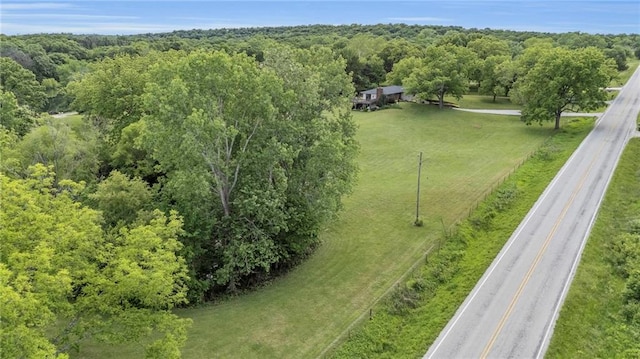 1758 Labette Rd, Ottawa, KS 66067 - overview of rural landscape with a forest