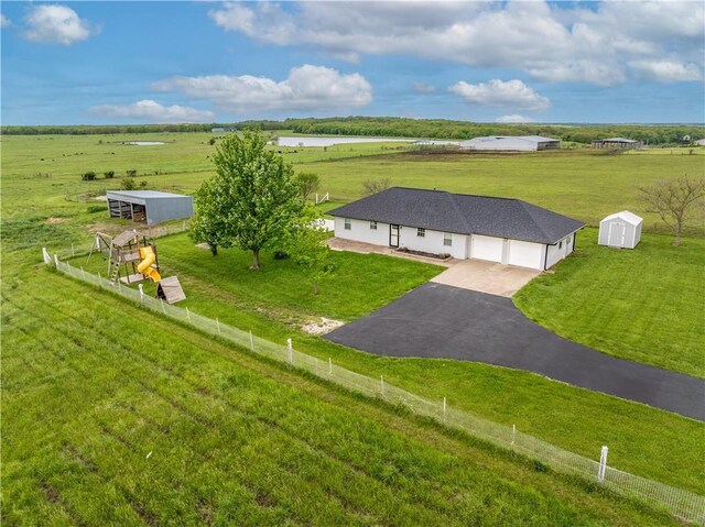 252 SE 23rd Hwy, Knob Noster, MO 65336 - overview of rural landscape featuring agricultural land