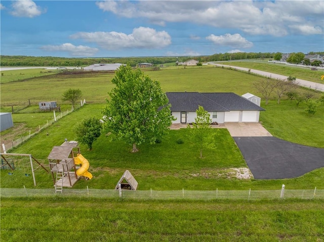 252 SE 23rd Hwy, Knob Noster, MO 65336 - overview of rural landscape featuring a pastoral area