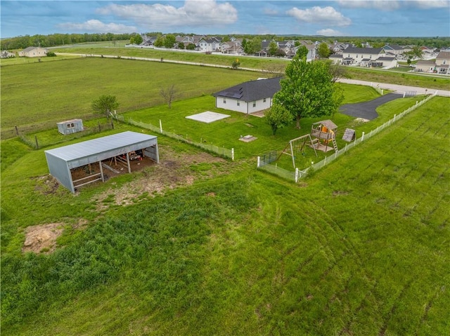 252 SE 23rd Hwy, Knob Noster, MO 65336 - aerial view of sparsely populated area featuring nearby suburban area