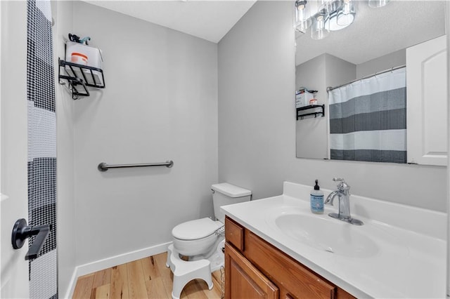 252 SE 23rd Hwy, Knob Noster, MO 65336 - full bathroom with a heating unit, wood finished floors, vanity, toilet, and baseboards